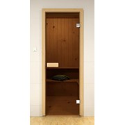 Двери из жаропрочного стекла для бани и сауны фото