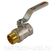 Кран шаровой для воды 1/2“ внутренняя-наружная резьба рычаг CTM СТАНДАРТ фото