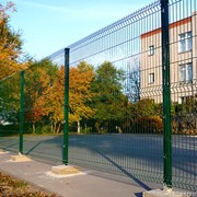 Панельные ограждения. Панель 3D, секция сварная заборная фото