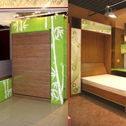 Подъемная кровать с зеркалом фото
