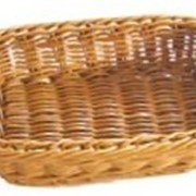 Хлебница плетен.ротанг.коричн.прямоуг.18*12,5*5см LQ-NEW фото