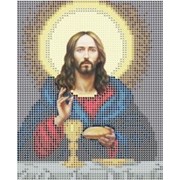 Схема для вышивания Икона Иисус Христос фото