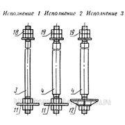 Болт фундаментный с анкерной плитой, тип 2, исполнение 3, d-110мм фото