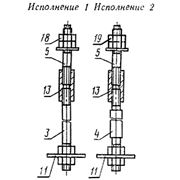 Болт фундаментный составной, тип 3, исполнение 1, d-48мм фото