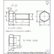Болт высокопрочный М30 ГОСТ 52644-2006 (22353-77) 110 ХЛ, длина 50-200 мм фото