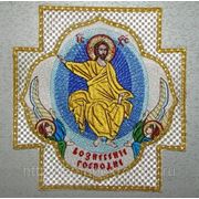 Крест-икона вышитая “Вознесение Господне“ для фелони фото