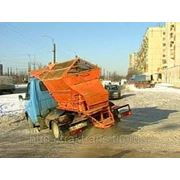 Песчано-соляная смесь, пескосоль. Антигололедные реагенты. фото