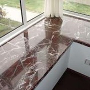 Подоконники из мрамора, гранита фото