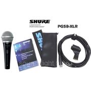 Shure PG58-XLR профессиональный вокальный динамический кардиоидный микрофон с выключателем фото