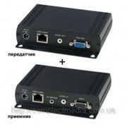 VKM03 комплект передачи vga, стерео аудио, rs-232, usb 2.0 по витой паре до 150 м. фото