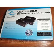 Конвертер преобразователь сигнала VGA -> HDMI (HDTV 1080p, HDCP, FullHD) фото
