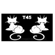 Трафарет для временных тату размер 16*9см(Т45) фото