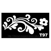Трафарет для временных тату размер 16*9см(Т97) фото