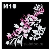 Трафарет для временных тату размер 15*15см(И10) фото