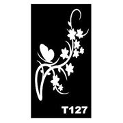 Трафарет для временных тату размер 16*9см(Т127) фото