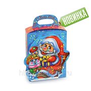 Сладкий новогодний подарок Дед Мороз с подарками, 700 г фото