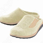 Тапочки домашние Walkmaxx. Цвет: бежевый фото