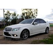Аренда белого мерседеса Mercedes C w208 white фото
