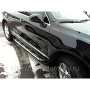 Боковые подножки (пороги) “SAPPHIRE 2“ AUDI Q7 фото
