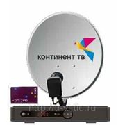 Установка комплекта спутникового телевидения Континент-ТВ фото