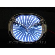 Эмблема светодиодная 3D MAZDA 12х9,5cм. White фото