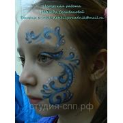 Рисунок “Голубой узор“ для девочки фото