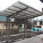 Кованый навес 13 фото