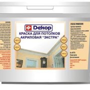 Краска для потолков акриловая Декор Экстра фото