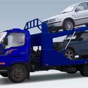 Автовоз двухэтажный с 2-мя ломаными платформами HYUNDAI HD-78 фото