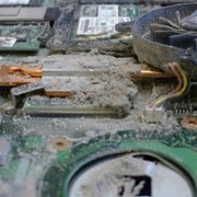 Чистка ноутбука от пыли фото