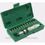 Отвертка ударная Матрикс 1/2“+6 бит обрезиненная(красная) рукоятка 11579 фото