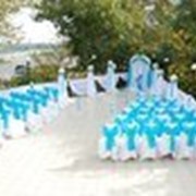 Оформление цветами и тканью свадьбу фото