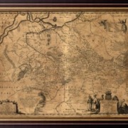 Картина Карта Украины, Гийом, Ле Вассер де Боплан фото