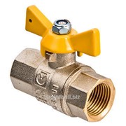 Кран шаровый газовый 1 дюйм ВВ желтая бабочка Valtec Valgas VT.271.N.06, арт.17620 фото