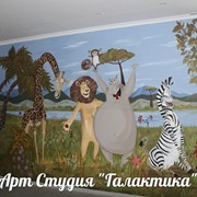 Рисуем на стенах и потолке (художественная роспись) фото
