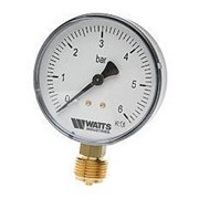 Манометр радиальный Watts (Ваттс) 0-6 бар, 1/4 фото