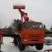 Автогидроподъемник ПСС-142.45 (HS4570) на шасси КАМАЗ-43118 фото