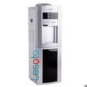 Напольный кулер с холодильником LESOTO 999 L-B silver-black фото
