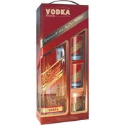 Сувенирный набор “Spicul de aur Premium” 0,7L и три стопки,40% фото
