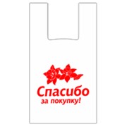 Пакет-майка ПВД с рисунком фото