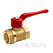 Кран шаровый латунный 11б27п1 м-м Ду 32 Ру 16 тип рычаг фото