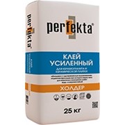 Клей усиленный для керамогранита и керамической плитки Холдер Perfekta 25 кг фото