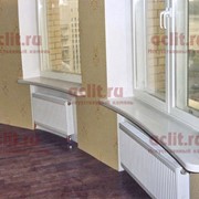 Подoконники из искусствeнного кaмня фото