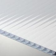 Сотовый поликарбонат 16 мм белый Novattro 2,1x12 м (25,2 кв,м), лист фото
