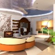 Выполнение визуализации дизайна интерьеров помещений фото