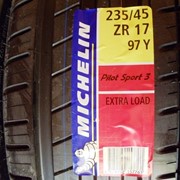 Новые высокоскоростные автошины MICHELIN 235/45R17 97Y PILOT SPORT-3 фото