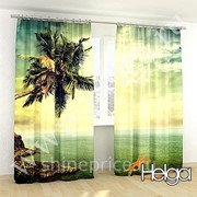 Океан винтаж арт.ТФА4907 v2 (145х275-2шт) фотошторы (штора Сатен ТФА) фото