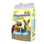 Наполнитель для грызунов и попугаев (2,5 литра) Pussy-Cat. фото