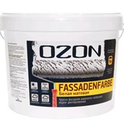 Краска 0,9 л OZON FassadenFarbe база А фасадная матовая ВДАК 112А фото