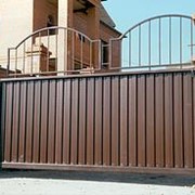 Ворота откатные фото